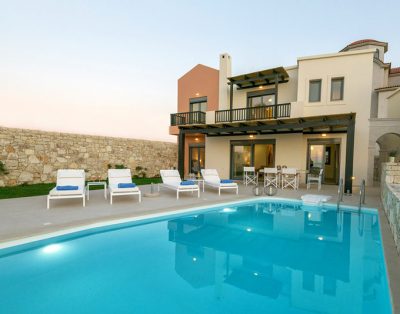 Villa avec piscine privée à Panormo, à 50m de la plage