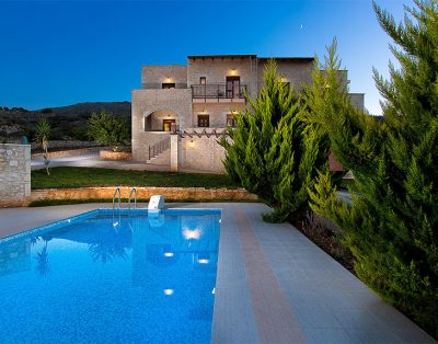 Villa avec vue sur la mer et piscine privée près de Rethymno